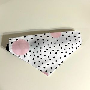 Dog Clip-On Bandana Collar Polka Dots